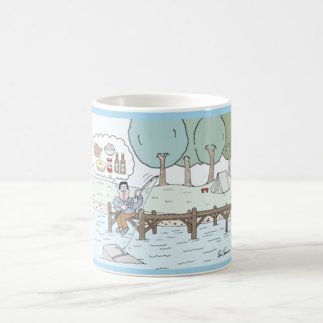 Coffee Mug With Fishermen (Center)