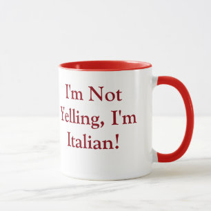 Coffee Mug with Italian Saying