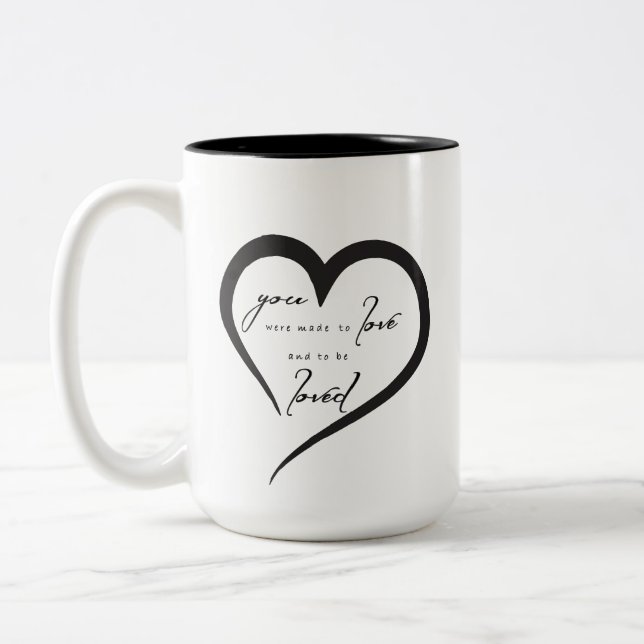 COFFEE MUG WITH LOVE VERSE (Left)