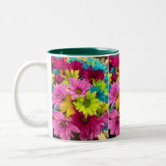 Coffee mug with pleasent flowrs