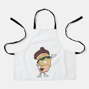 Coffee mug with Sunglasses Apron