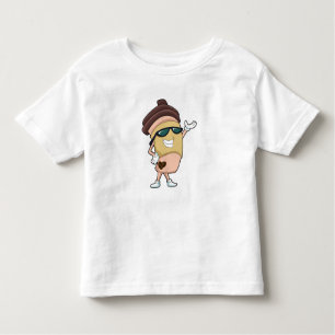 Coffee mug with Sunglasses Toddler T-Shirt