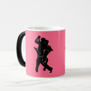 Coffee Mug with Tango Dancer - Custom Colours
