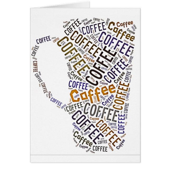 Coffee Mug Word Art (Front)