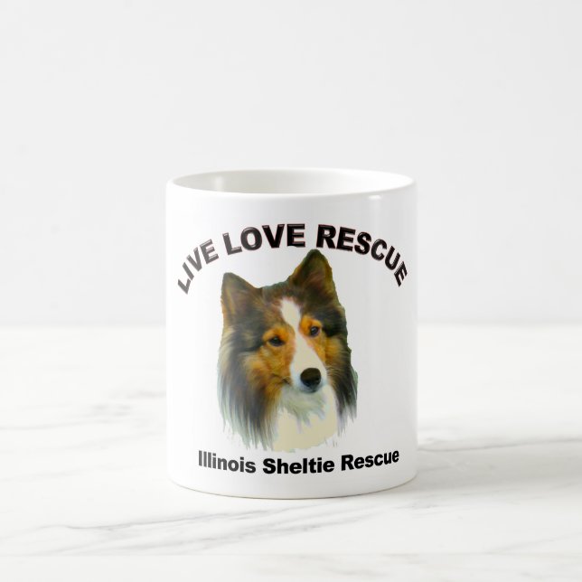 Coffee Mugs & Cups Live Love Rescue (Center)