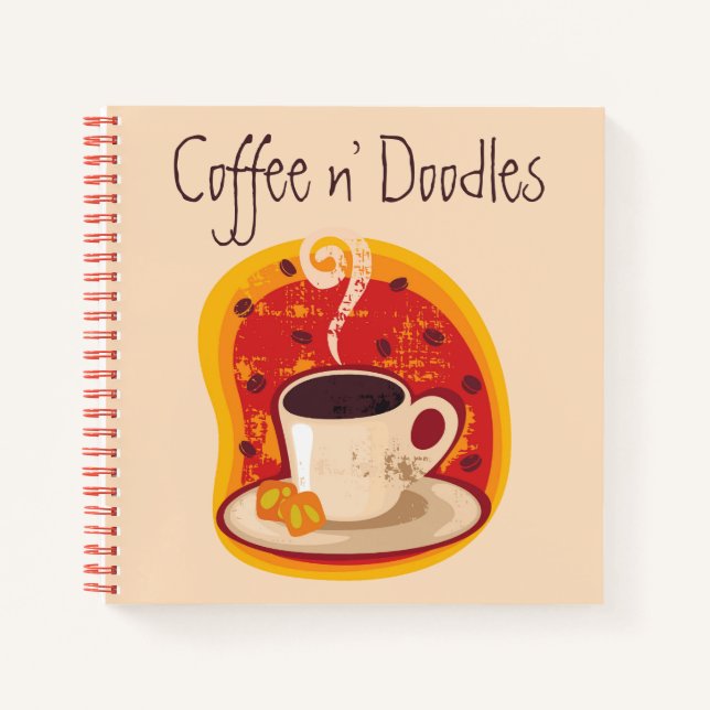 Coffee no Doodles Notebook (Front)