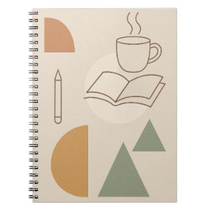Coffee & Notes Notebook – Minimalist Boho Notebook