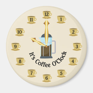 Coffee-o-Clock Magnet