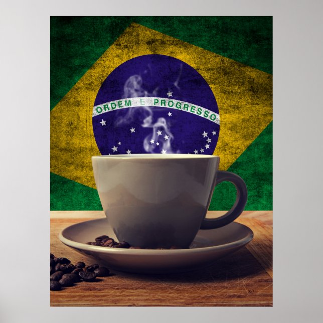 Coffee of Brazil Poster (Front)