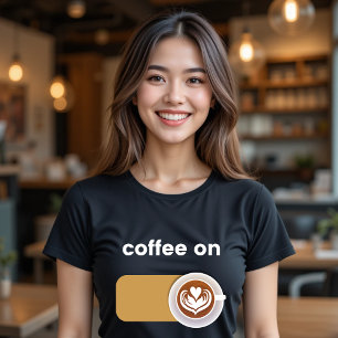 Coffee On T-Shirt Funny Food