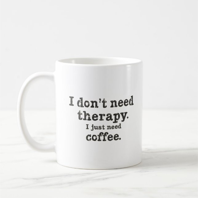 Coffee Over Counseling Mug (Left)