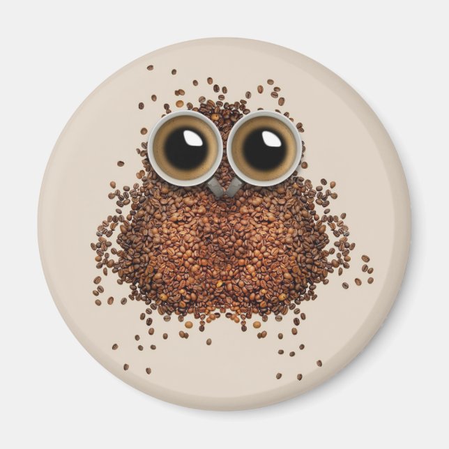 Coffee Owl magnets (Front)