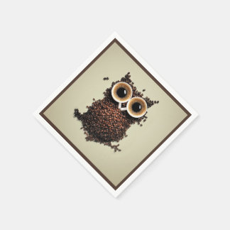 Coffee Owl Napkin