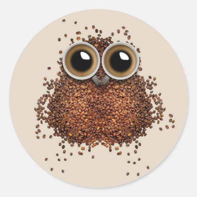 Coffee Owl stickers (Front)