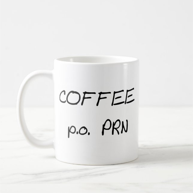 Coffee p.o. PRN Mug (Left)