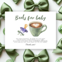 Coffee Pacifier Bow Baby shower Books for baby