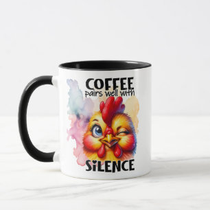 Coffee Pairs With Silence Mug