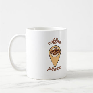 coffee palce notebook mug
