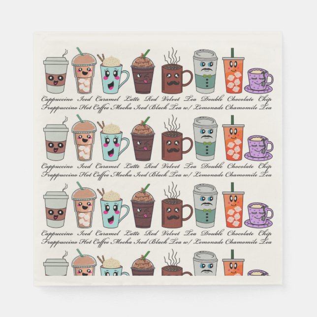 Coffee Paper Napkins (Front)