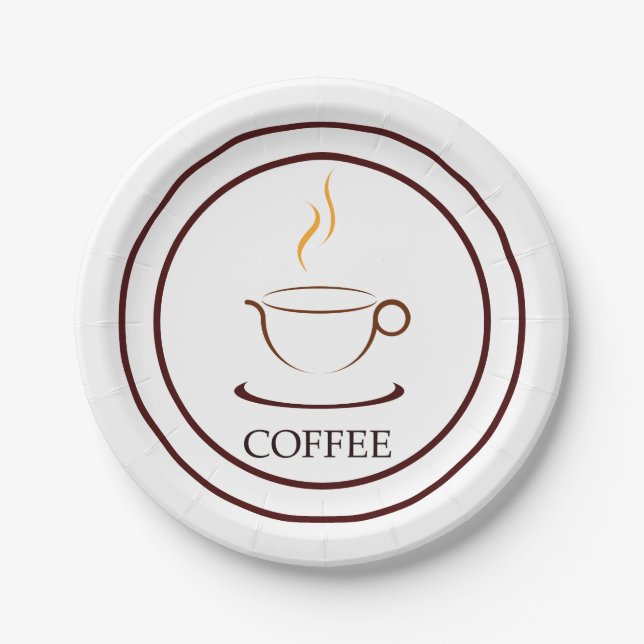 Coffee Paper Plate (Front)
