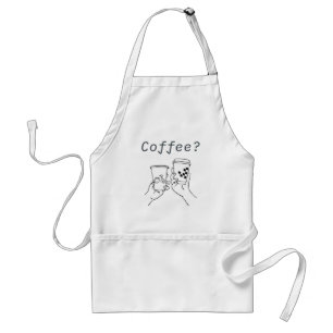 Coffee Party Apron - Two Cups of Fun