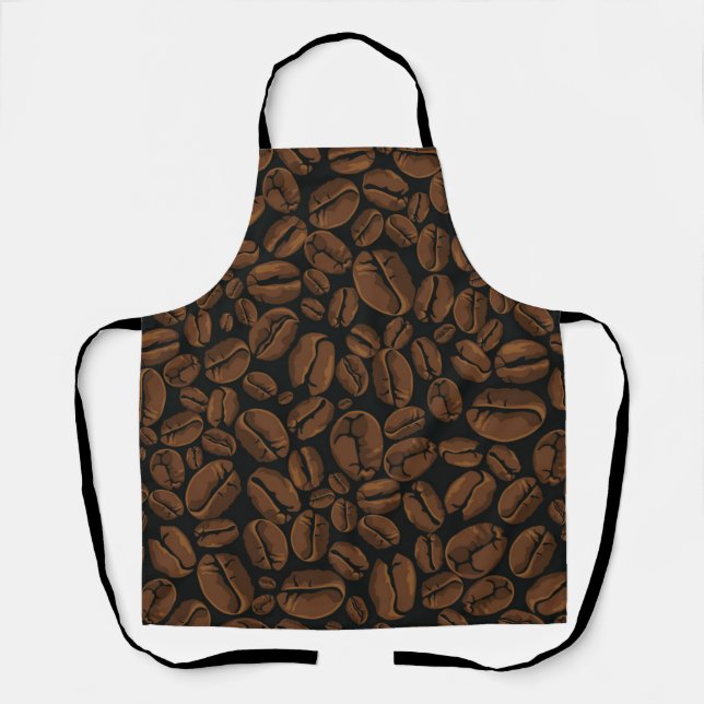 Coffee pattern apron (Front)