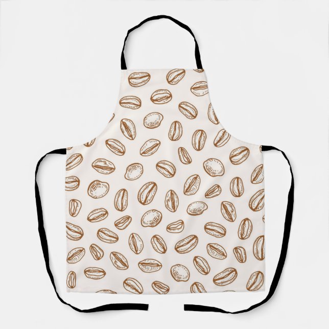 Coffee pattern apron (Front)