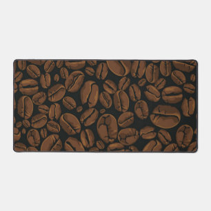 Coffee pattern desk mat
