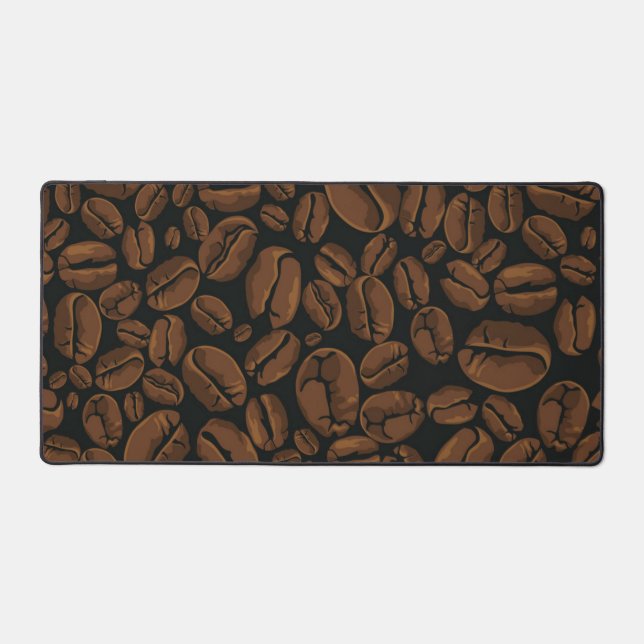 Coffee pattern desk mat (Front)