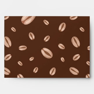 Coffee pattern envelope