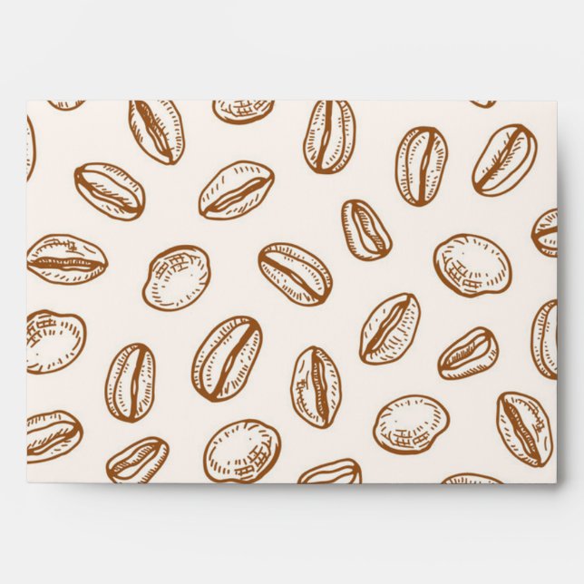 Coffee pattern envelope (Front)