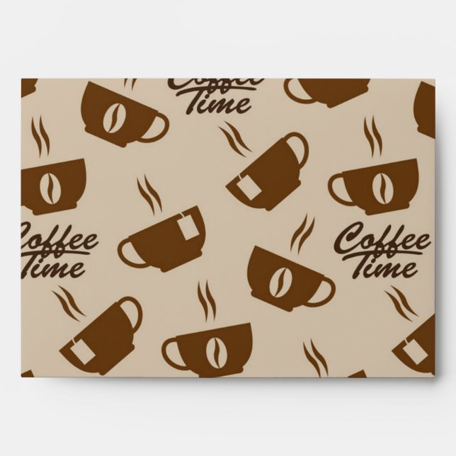 Coffee pattern envelope (Front)