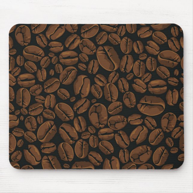 Coffee pattern mouse pad (Front)