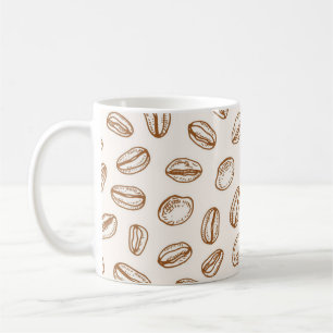 Coffee pattern mug