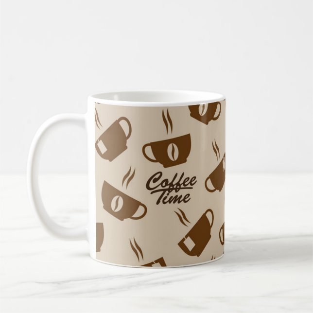 Coffee pattern mug (Left)