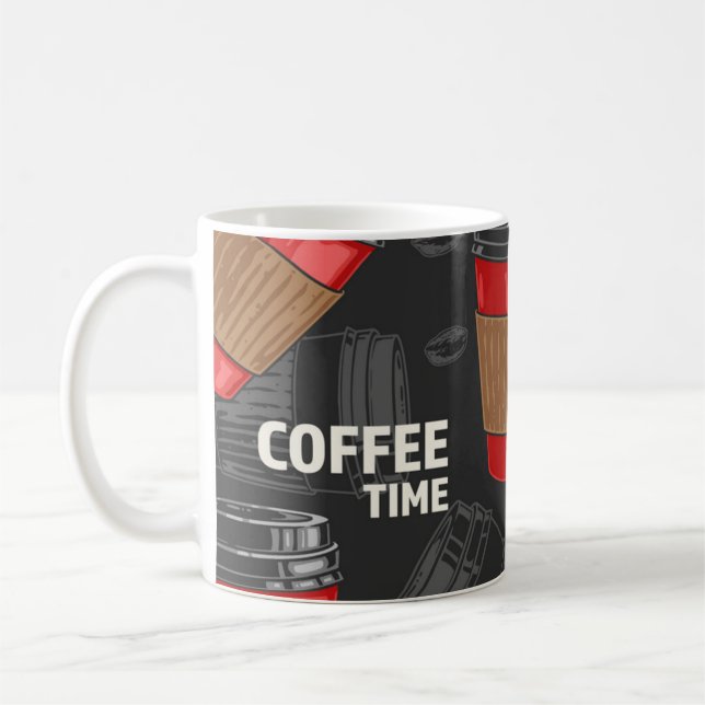 Coffee pattern mug (Left)