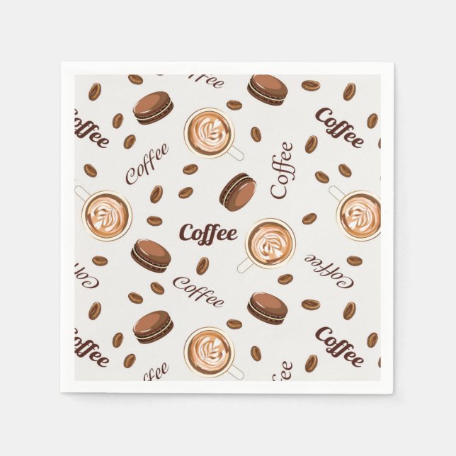 Coffee pattern napkin (Front)