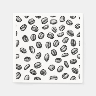 Coffee pattern napkin