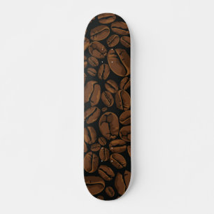 Coffee pattern skateboard