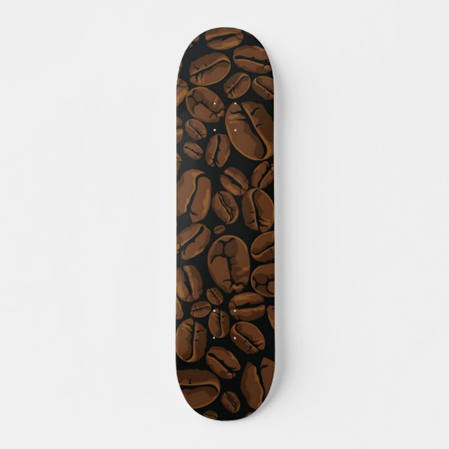 Coffee pattern skateboard (Front)