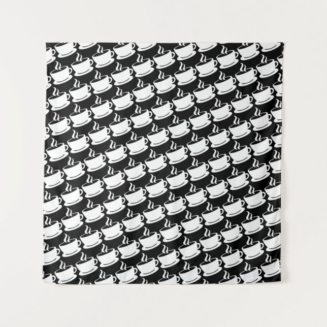 Coffee Pattern Tapestry (Front)