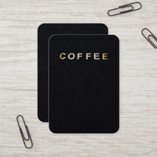 Coffee Photo Sign Text Business Card