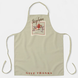 Coffee & Pie Thanksgiving Holiday Apron