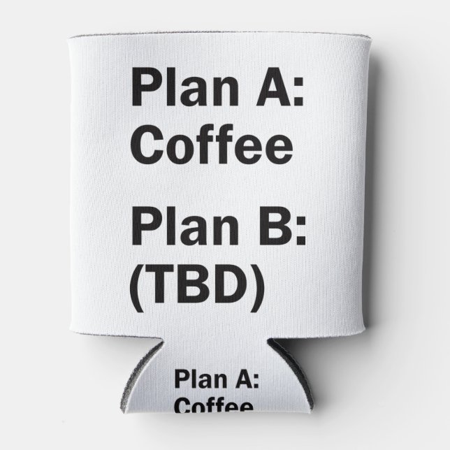 Coffee Plan Can Cooler (Front)