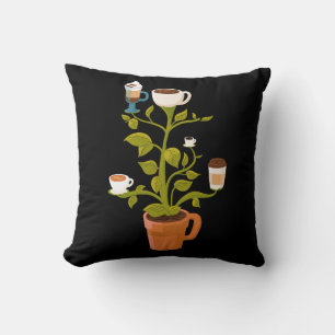 Coffee Plant Cushion