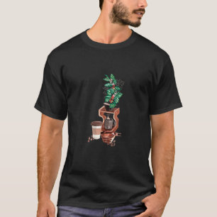 Coffee Plant Espresso Barista Graphic Art T-Shirt