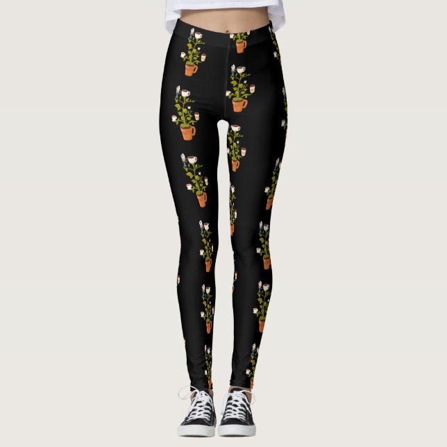 Coffee Plant Leggings (Front)