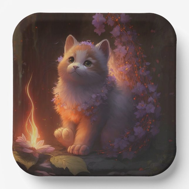 Coffee Plates Flower (Front)