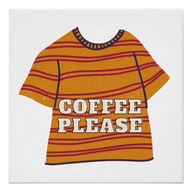 coffee please poster (Front)