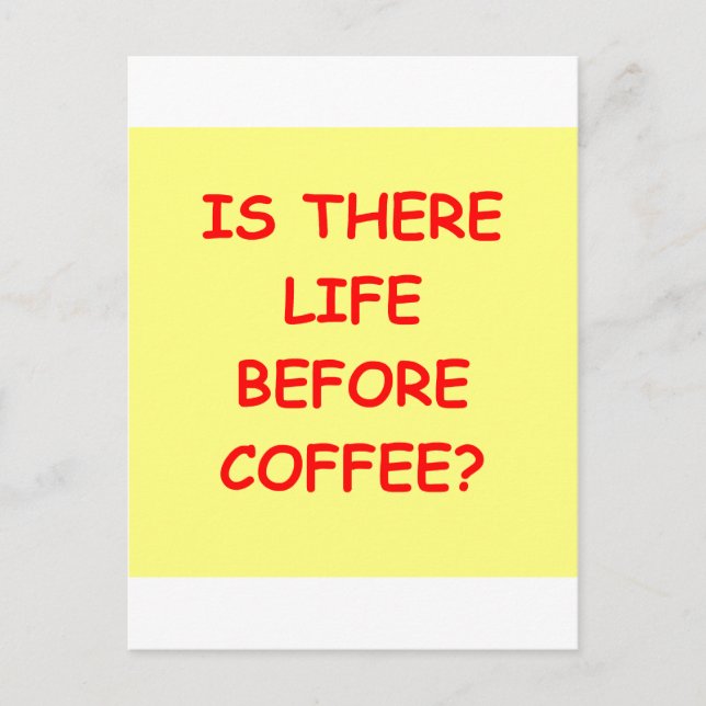 coffee postcard (Front)